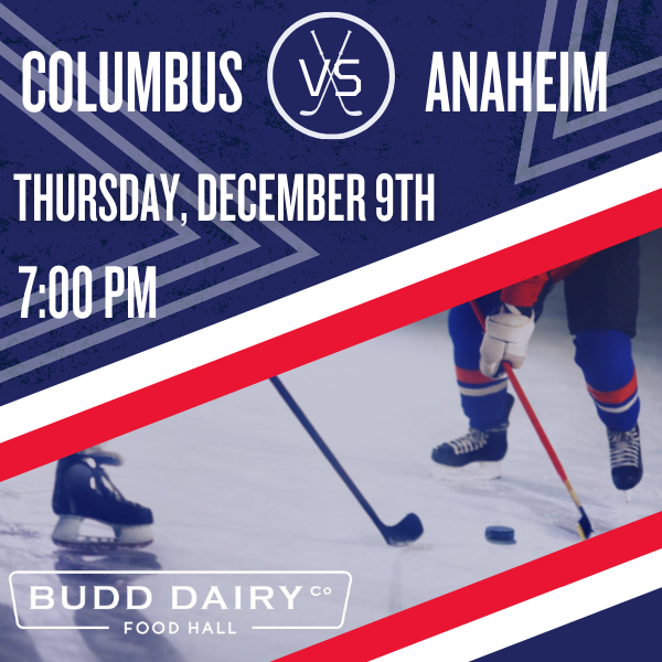 Columbus Blue Jackets vs. Anaheim, Thursday, December 9th, 7:00 PM