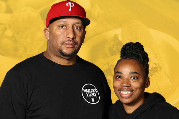 Jomar and Shanika Sheppard, owners of Marlow's Cheesesteaks - authentic Philly cheesesteaks in Columbus, Ohio.