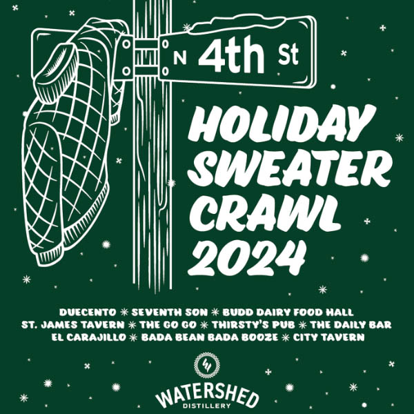 Fourth Annual Holiday Sweater Crawl | Saturday, December 14th, 2024 starting at 11:00 AM